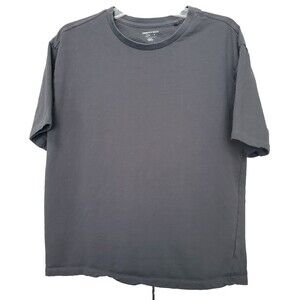 Paper Denim & Cloth Men's Gray 100% Cotton Crew Neck Short Sleeve T-Shirt Size S